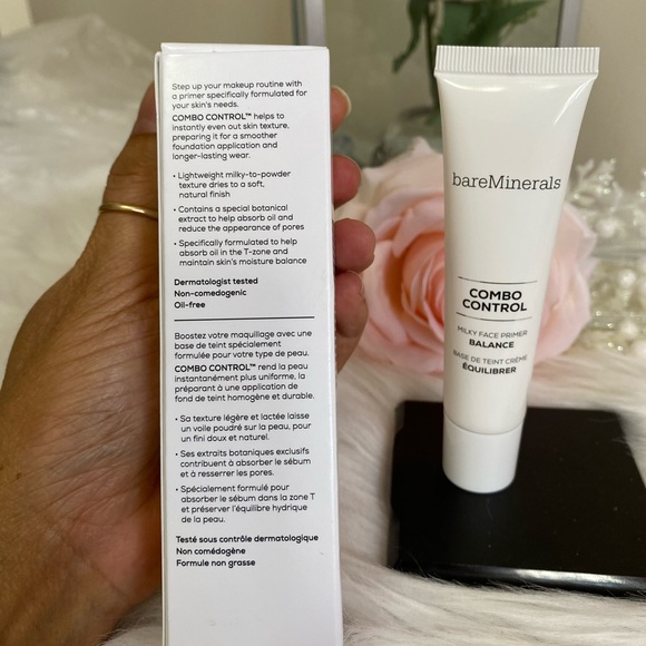 BareMinerals Combo Control Milky Face Primer Balance 1 fl oz Full Sz New in Box - Picture 5 of 6